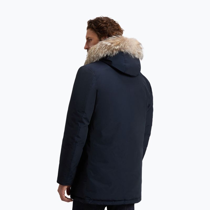 Vyriškas šiltintas paltas Woolrich Arctic Detachable Fur Parka melton blue 3
