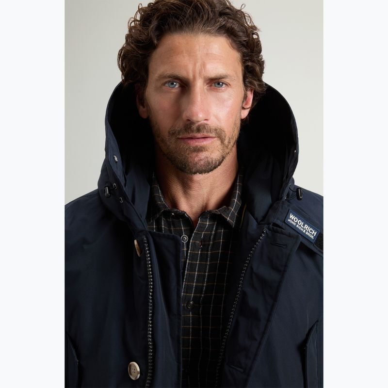 Vyriškas šiltintas paltas Woolrich Arctic Detachable Fur Parka melton blue 4
