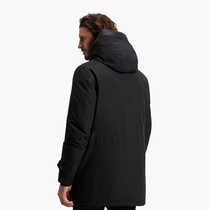 Vyriškas šiltintas paltas Woolrich Polar High Collar Parka black 3