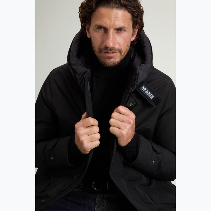 Vyriškas šiltintas paltas Woolrich Polar High Collar Parka black 4