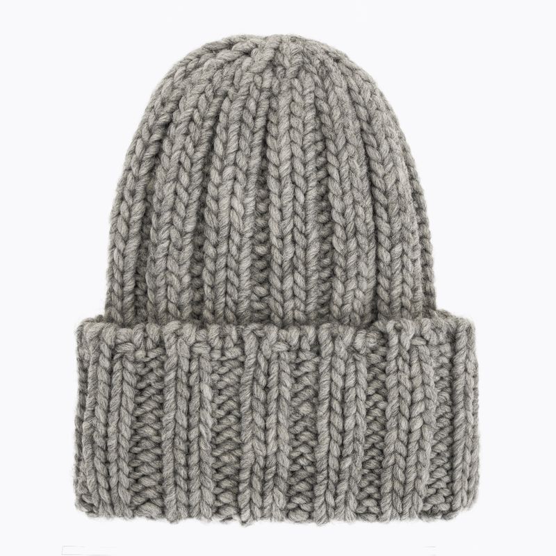 Žieminė moteriška kepurė Woolrich Chunky Beanie light grey melange 2