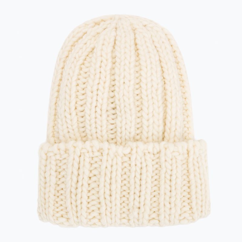 Žieminė moteriška kepurė Woolrich Chunky Beanie 2026 milky cream 2