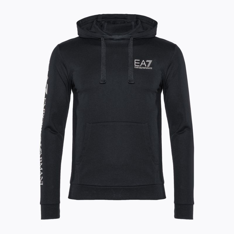 Vyriškas džemperis EA7 Emporio Armani Train Logo Series Hoodie Extended Logo Coft night blue/white logo 5
