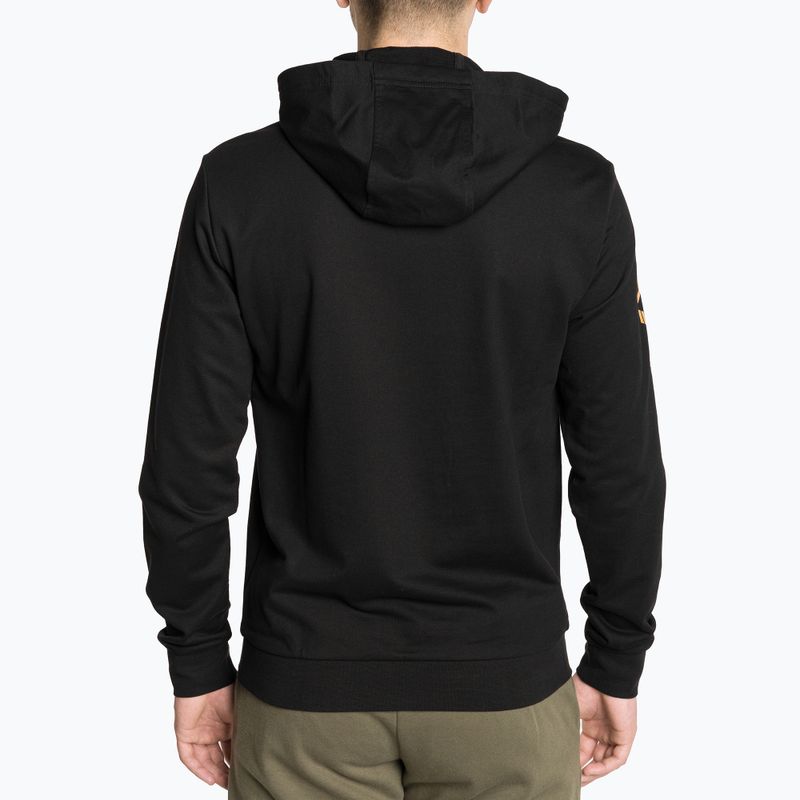Vyriškas džemperis EA7 Emporio Armani Train Logo Series Hoodie Extended Logo Coft black/gold logo 2