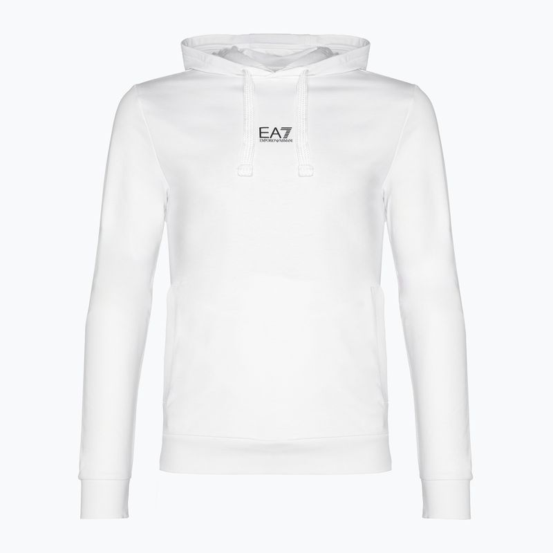 Vyriškas sportinis kostiumas EA7 Emporio Armani Train Core ID Hoodie Coft white/black 3