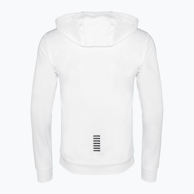 Vyriškas sportinis kostiumas EA7 Emporio Armani Train Core ID Hoodie Coft white/black 4