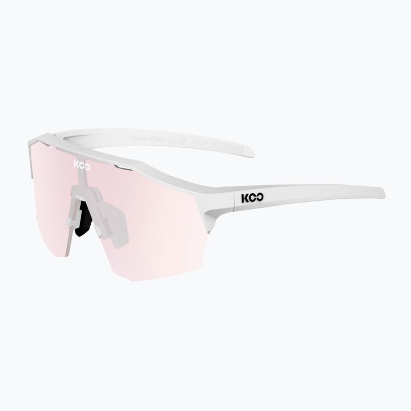 Akiniai nuo saulės Koo Alibi white matt/photochromic fuchsia 2