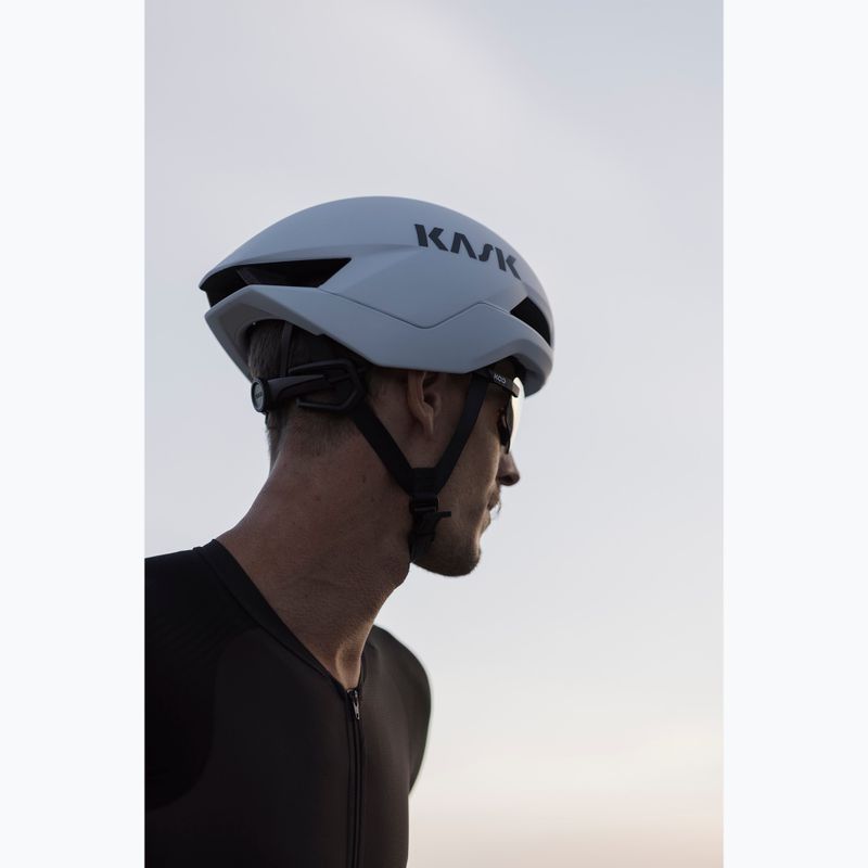 Dviračio šalmas KASK Nirvana white matte 8