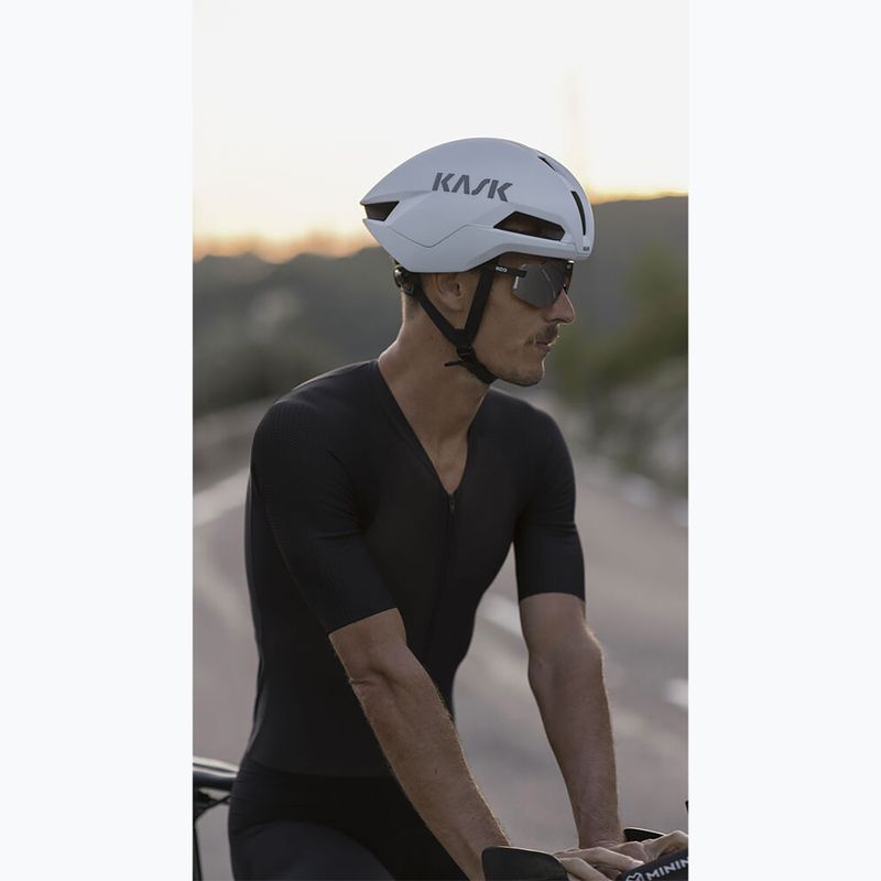 Dviračio šalmas KASK Nirvana white matte 9