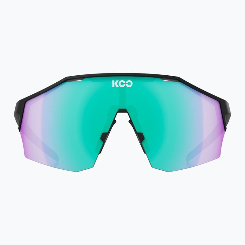 Saulės akiniai Koo Alibi black matt/green photochromic mirror 2