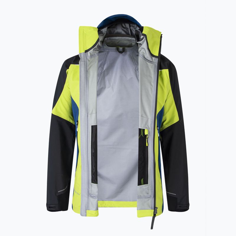 Vyriška striukė nuo lietaus Montura Tribute verde lime/deep blue 4