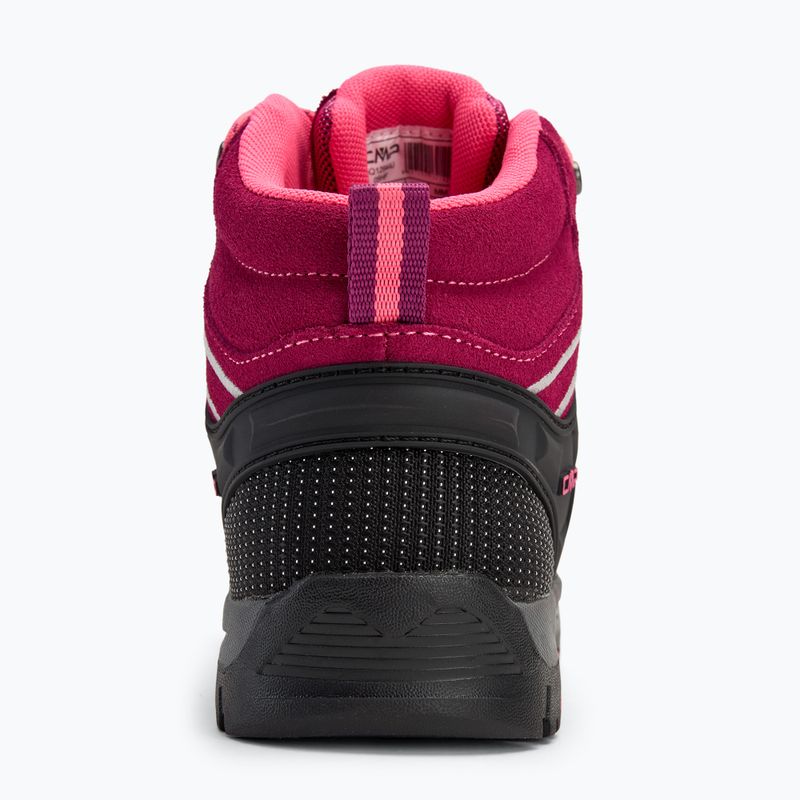 Jaunimo žygio batai CMP Rigel Mid berry / pink fluo 6