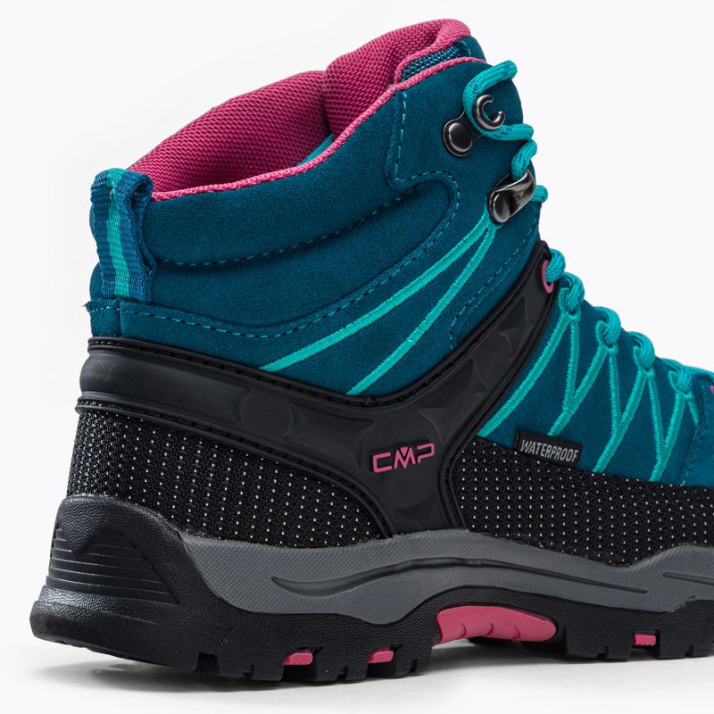 CMP Rigel Mid vaikiški trekingo batai mėlyni 3Q12944J 9