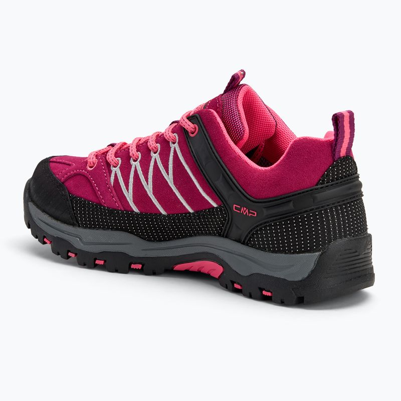 Paauglių batai CMP Rigel Low Wp berry / pink fluo 3