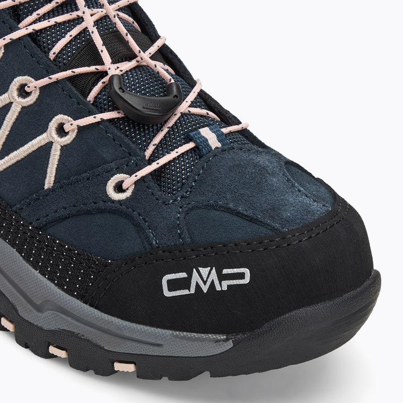 Vaikiški žygio batai CMP Rigel Mid Wp asphalt/rose 7