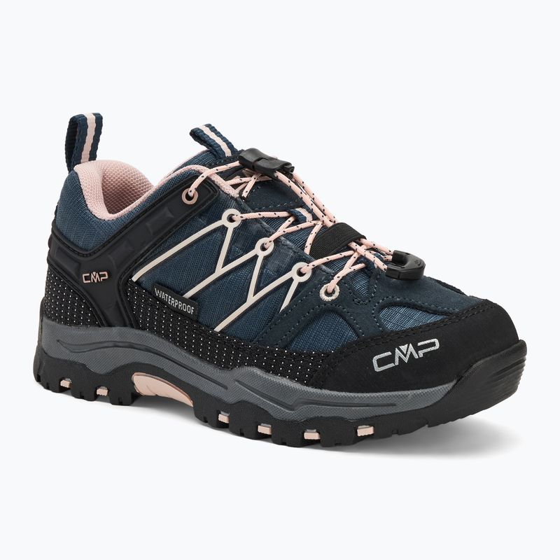 Vaikiški žygio batai CMP Rigel Low Wp asphalt/rose