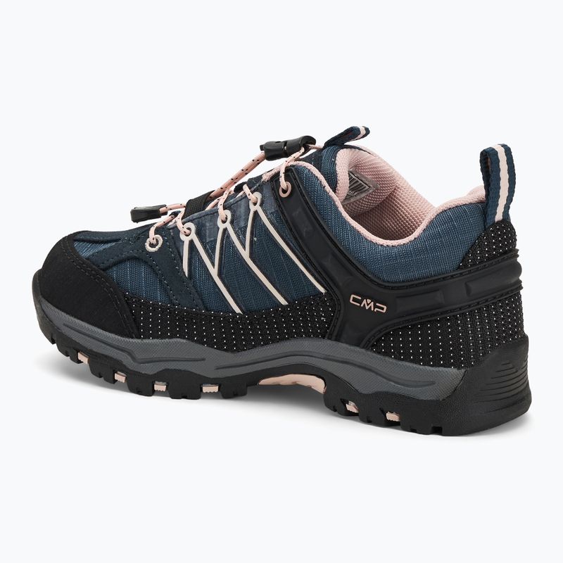Vaikiški žygio batai CMP Rigel Low Wp asphalt/rose 3
