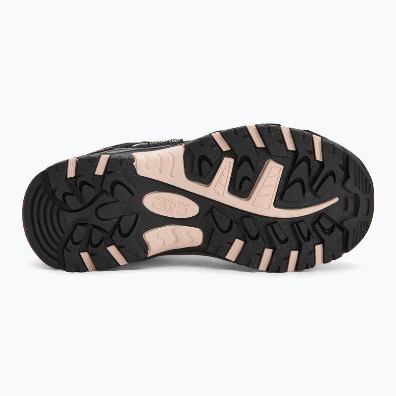 Vaikiški žygio batai CMP Rigel Low Wp asphalt/rose 4