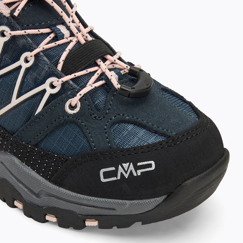 Vaikiški žygio batai CMP Rigel Low Wp asphalt/rose 7