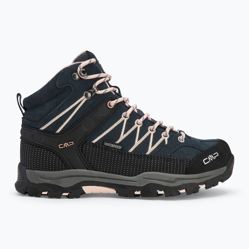 Paauglių žygio batai CMP Rigel Mid Wp asphalt/rose 2