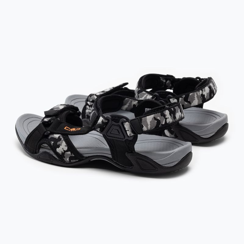 Vyriški CMP Hamal juodi/pilki trekingo sandalai 38Q9957/35UL 3