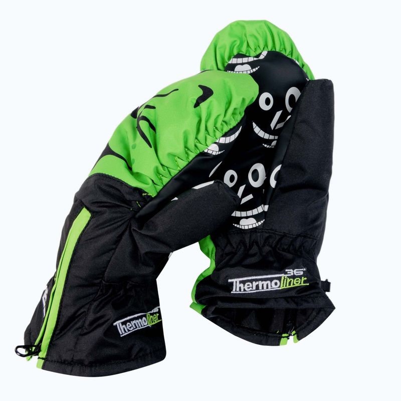 Level Lucky Mitt vaikiška slidinėjimo pirštinė žalia 4146