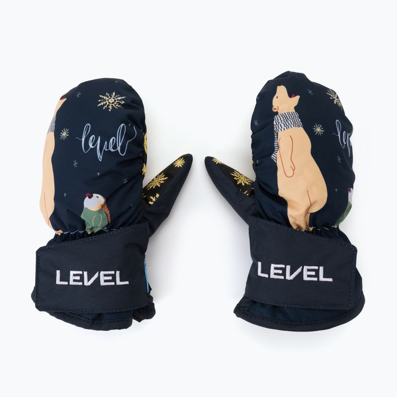 Vaikiškos snieglenčių pirštinės Level Animal Mitt mėlynos 4174 2