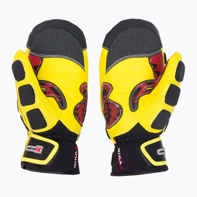 Vyriškos slidinėjimo pirštinės Level Worldcup Cf Mitt Yellow 3009 2