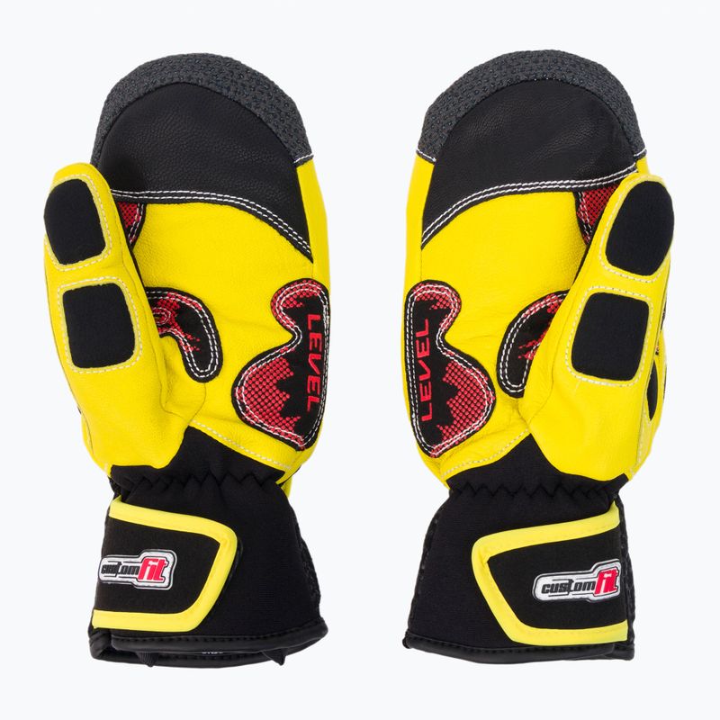 Level Worldcup Jr Cf Mitt vaikiškos slidinėjimo pirštinės geltonos spalvos 4116 2