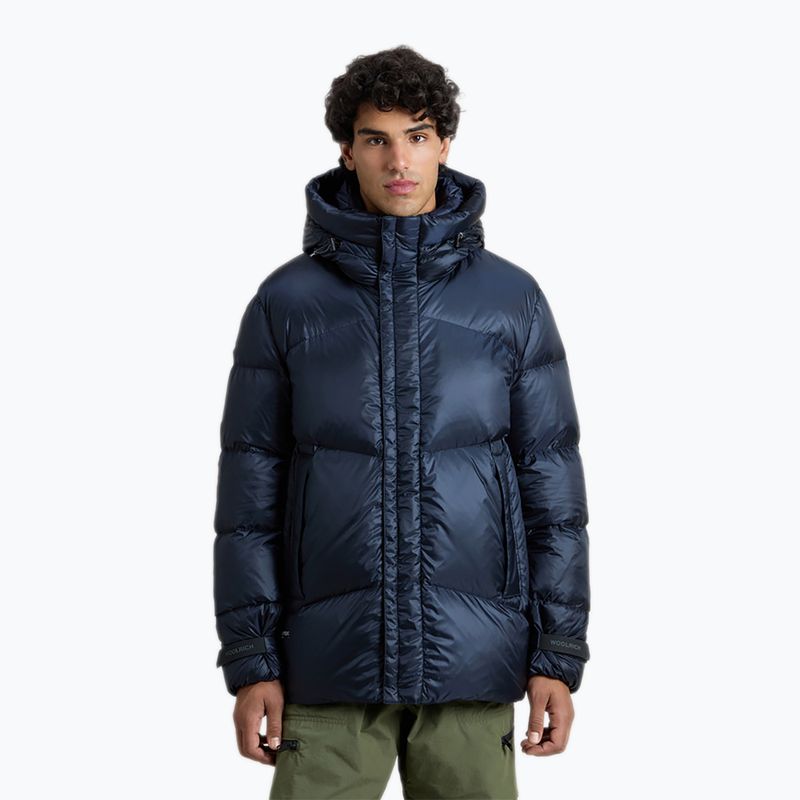 Vyriška striukė Woolrich Pertex Puffer melton blue