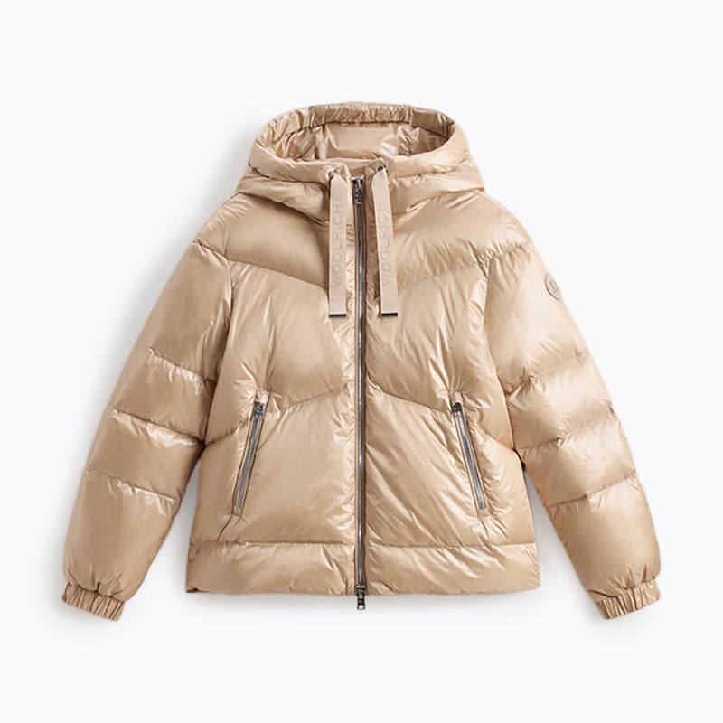 Moteriška striukė Woolrich Aliquippa Short Puffer oxford tan 4