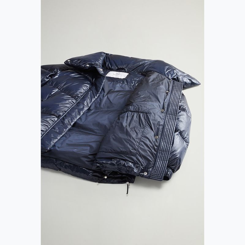 Moteriška striukė Woolrich Aliquippa Puffer melton blue 4