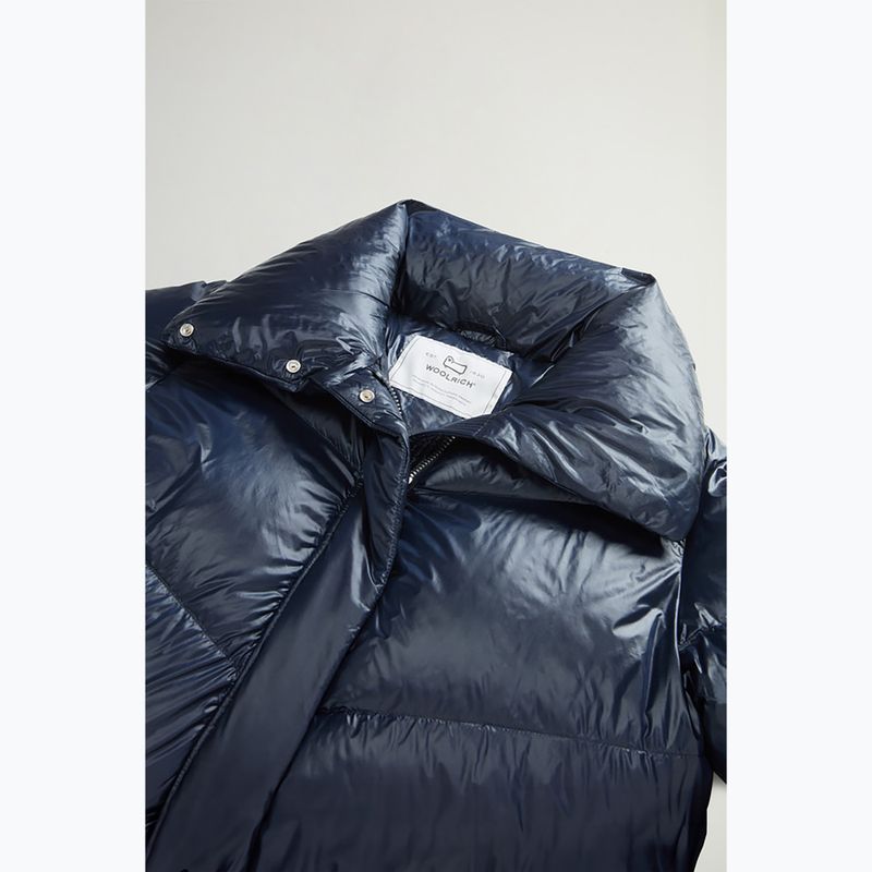 Moteriška striukė Woolrich Aliquippa Puffer melton blue 5
