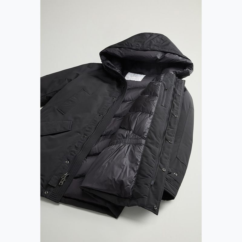 Vyriška striukė Woolrich Polar High Collar Parka black 6