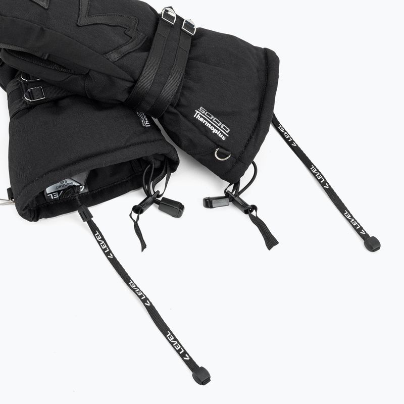 Moteriškos slidinėjimo pirštinės Level Oasis Plus Mitt black 5