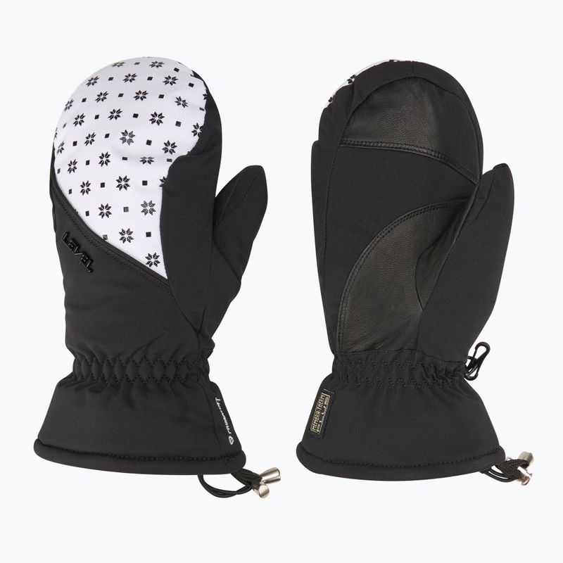 Moteriškos slidinėjimo pirštinės Level Mummies Mitt black/white