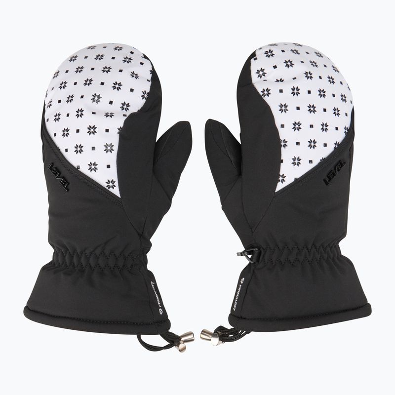 Moteriškos slidinėjimo pirštinės Level Mummies Mitt black/white 2
