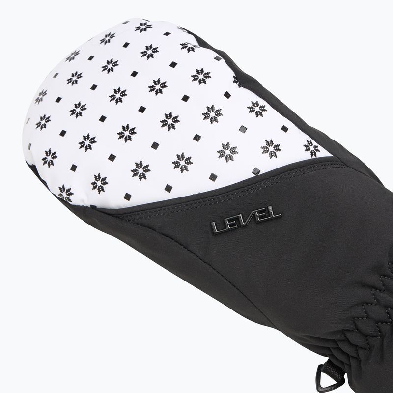 Moteriškos slidinėjimo pirštinės Level Mummies Mitt black/white 4