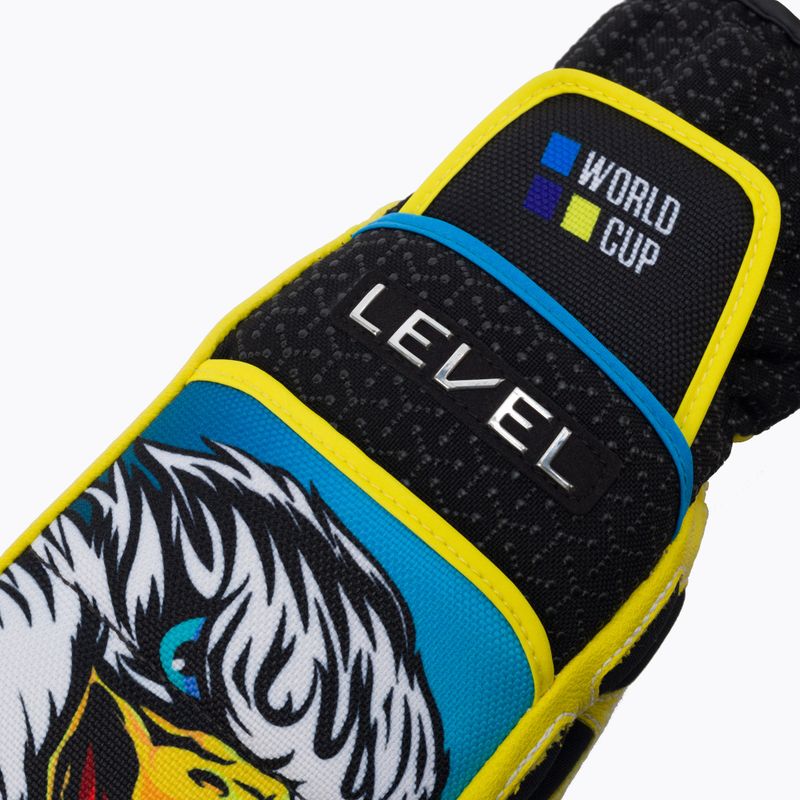 Level vaikiškos slidinėjimo pirštinės Worldcup CF Mitt geltonos 4117JM.66 4