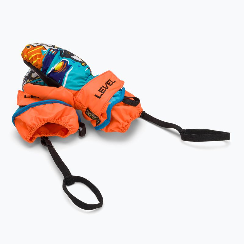Vaikiškos slidinėjimo pirštinės Level Animal orange 6