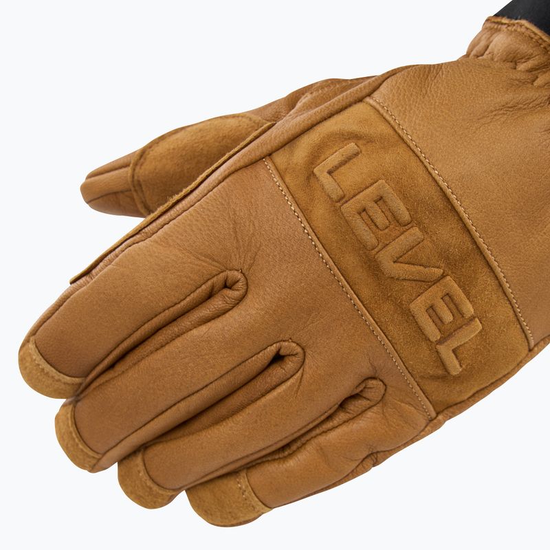 Slidinėjimo pirštinės Level Shaman brown 4
