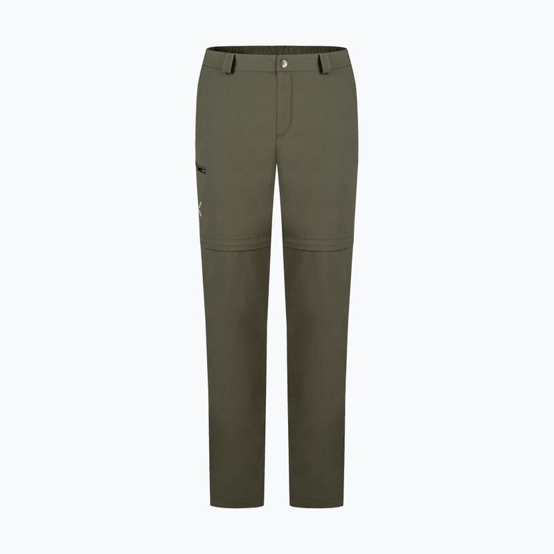 Vaikiškos žygio kelnės Montura Valbruna Zip Off verde salvia