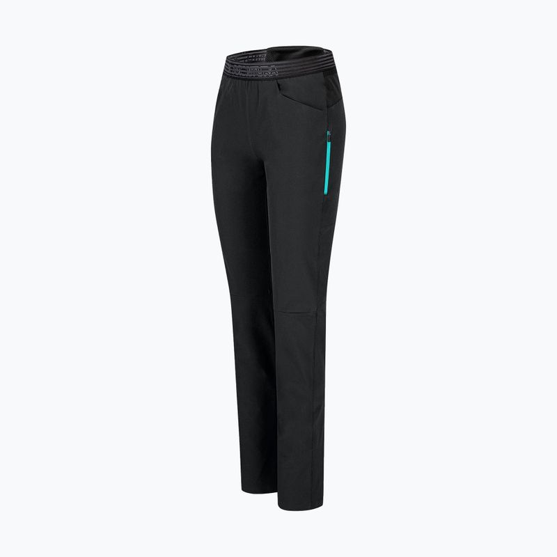 Moteriškos žygio kelnės Montura Rise antracite/turquoise 3