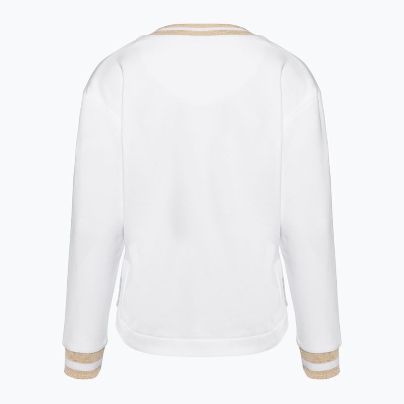 Moteriškas džemperis Aeronautica Militare Lady V-Neck bianco ottico 2