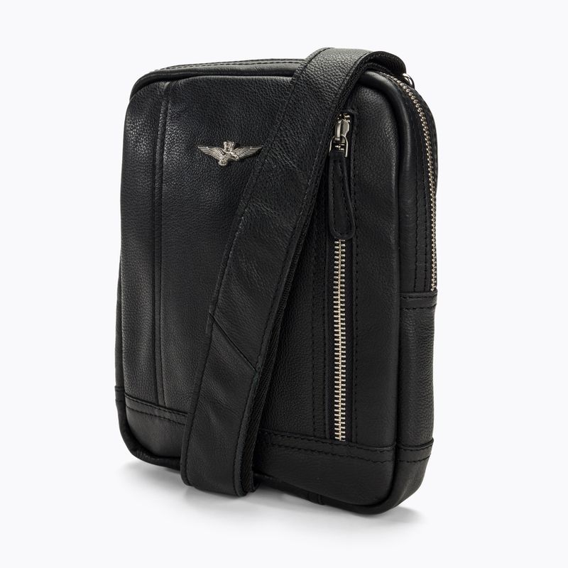 Vyriškas maišelis Aeronautica Militare Leather Shoulder black 2