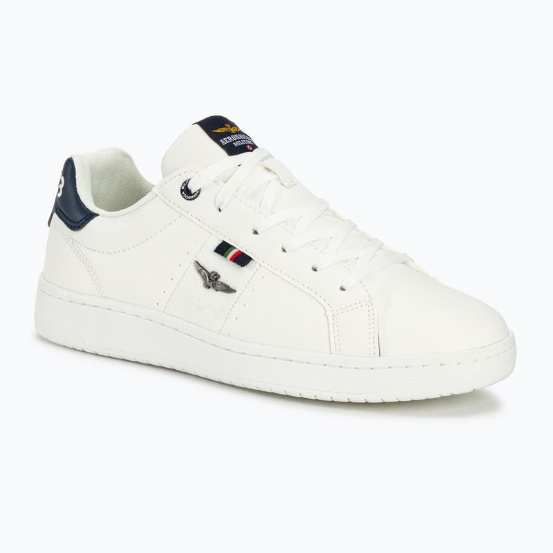 Vyriški batai Aeronautica Militare Eco Leather With Eagle off white