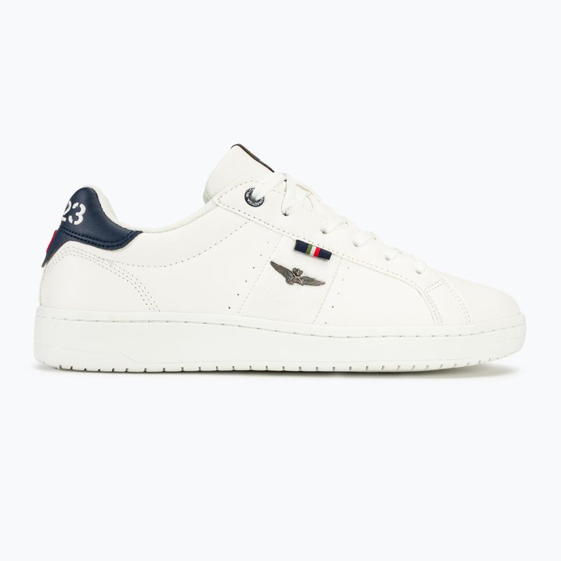 Vyriški batai Aeronautica Militare Eco Leather With Eagle off white 2