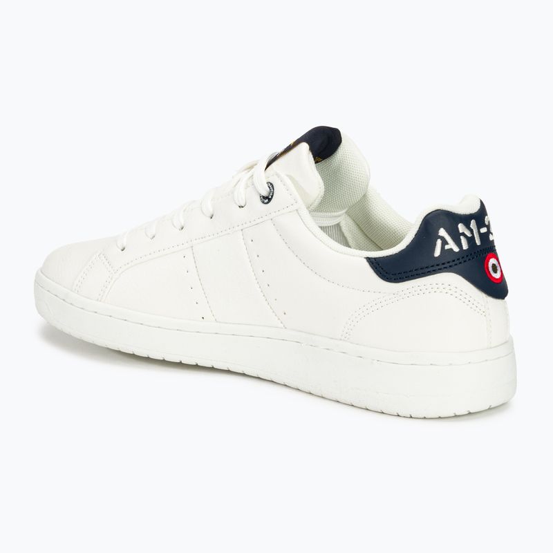 Vyriški batai Aeronautica Militare Eco Leather With Eagle off white 3