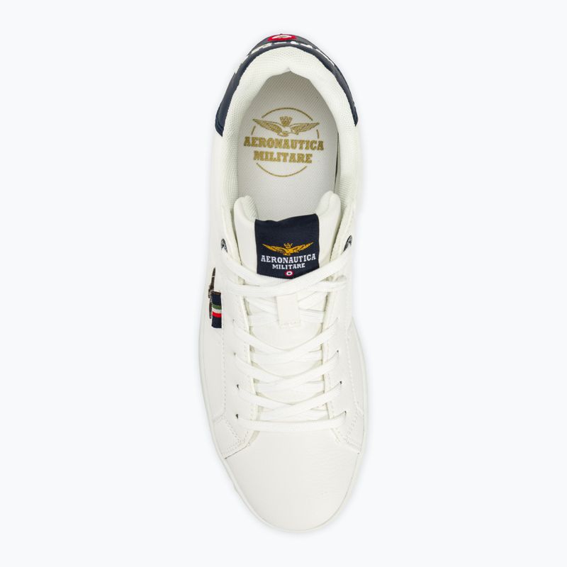 Vyriški batai Aeronautica Militare Eco Leather With Eagle off white 5