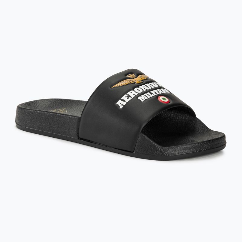 Vyriškos šlepetės Aeronautica Militare Beach jet black